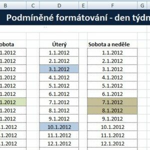 At2 33 34vh Cv2 Podmíněné Formátování B